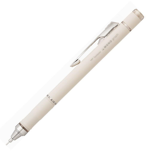 Tombow Mechanical Pencil Mono Monograph Grip Fatigue Reducing Soft Fit Greige DPA-151C