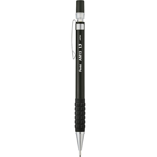 Pentel Amain Mechanical Pencil Thick Lead 1.3mm Black AM13-A