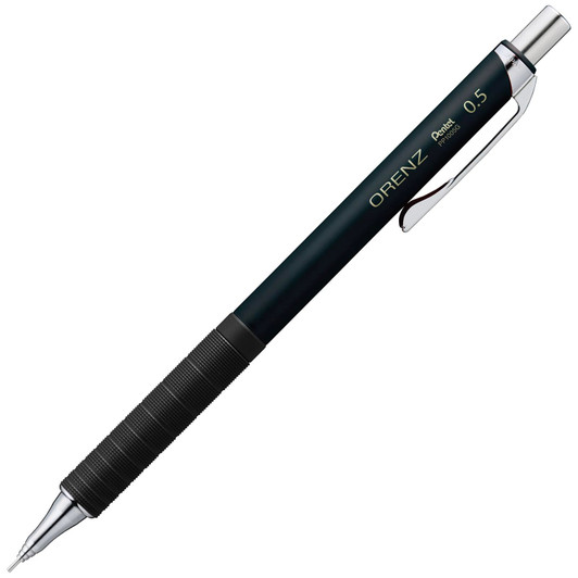 Pentel Mechanical Pencil Orenz Metal Grip Black Barrel XPP1005G2-RA