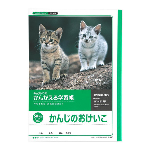 Other Kyokuto Thinking Learning Notebook Kanji Practice 50 Characters L415 For Japanese Writing Practice 