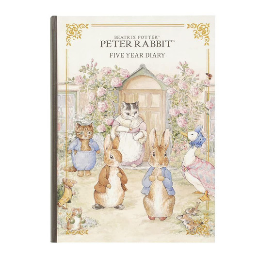 Other Diacars 5 Year Diary Featuring Peter Rabbit On Hilltop House 