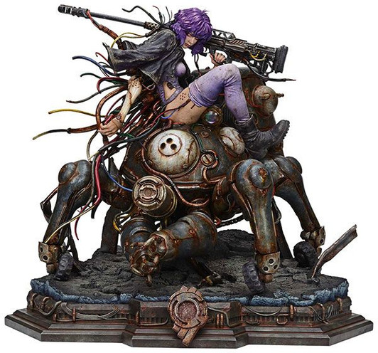 Prime 1 Studio 1/4 The Legend Of Beauty And Beast Motoko Kusanagi And Tachikoma Figure (Ghost In The Shell)