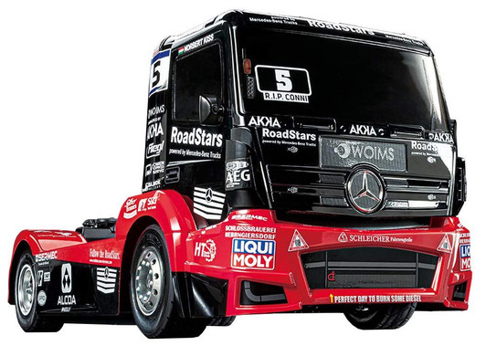 Tamiya 1/14 Electric RC Car Series No 683 Mercedes Benz Actros MP4 MB Motorsport TT 01 Chassis Type E 58683