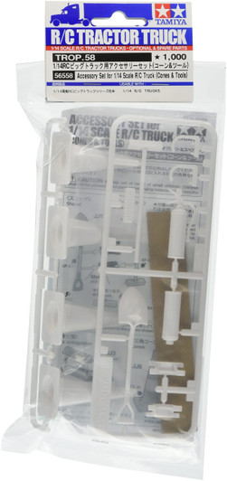 Tamiya Big Truck Options And Spare Parts No. 58 Trop. 58 Big Truck Accessory Set Cones And Tools 56558