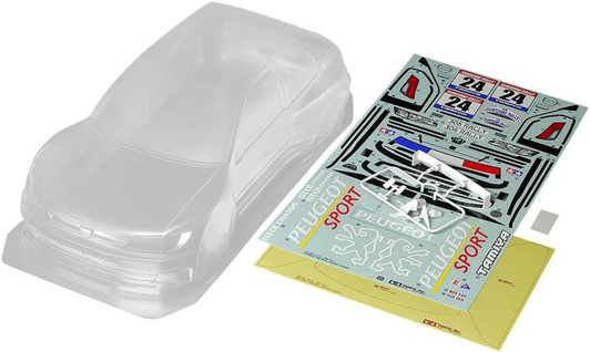 Tamiya RC Spare Parts No.1753 SP.1753 1/10 RC Peugeot 306 Maxi Unpainted Spare Body Set 51753