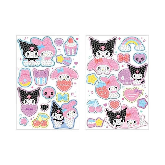  T's Factory Sanrio Diamond Art Sticker Kit My Melody And Kuromi 