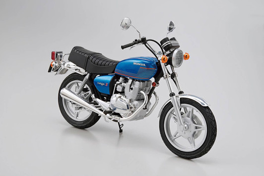 Aoshima The Bike No. 15 1/12 Honda CB400T HAWK-II '77 Plastic Model