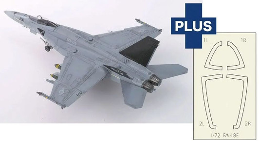 1/72 United States Navy Carrier Based Fighter F/A-18E Super Hornet VFA-103 Jolly Rogers Masking Seals Included Plastic Model Kit Plat