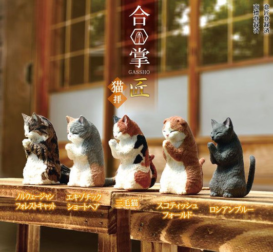 Gassho Artisan Cat Worship Yell 10 Piece Box