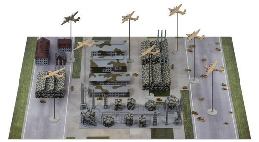  Pit-Road 1/700 WWII Operation Tidal Wave (Ploiesti Refinery Attack) Plastic Model 