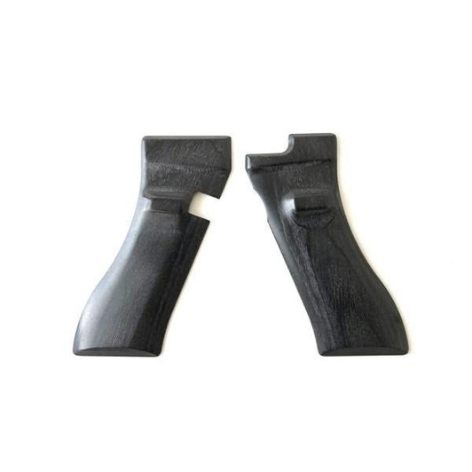Wood Grip For Glock 17/18C Smooth Black