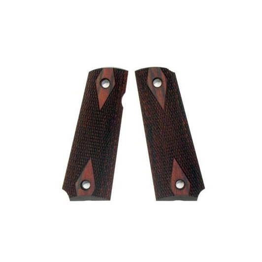 Wood Grip M45CQP/DOC Diamond Checker Brown