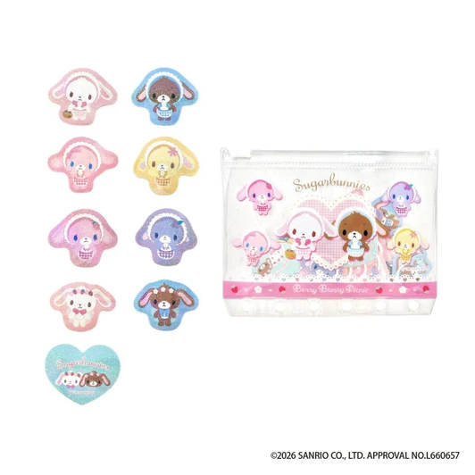  TCP Sugar Bunnies Binder Included Sparkly Stickers Sugar Bunnies 