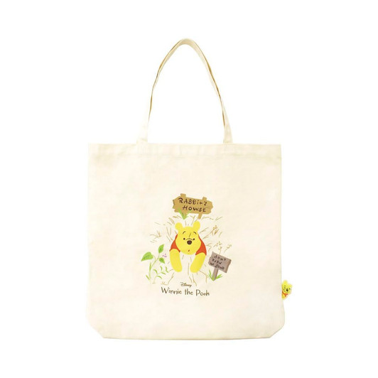 T's Factory Disney Peeking Wide Tote Bag Pooh / Honey Hunt