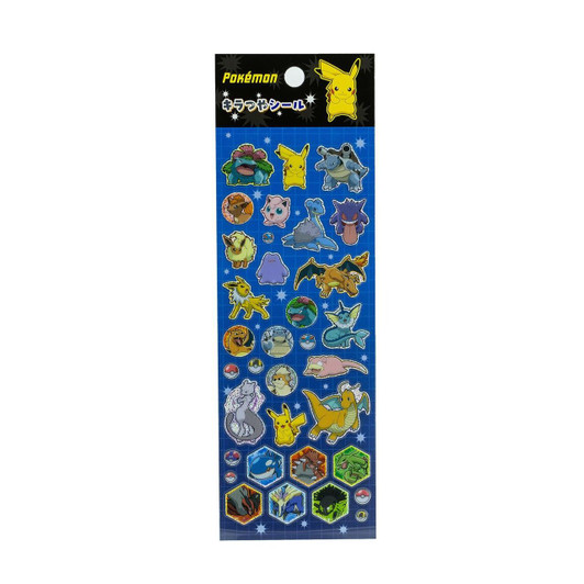  Pokemon Center Original Sparkle Gloss Sticker A 