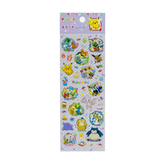 Pokemon Center Original Sparkle Gloss Sticker C