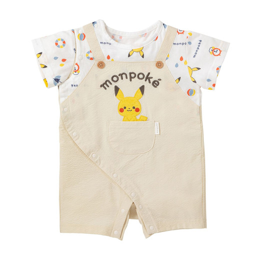 Pokemon Center Original Monpoke Salopette Style Short Sleeve Romper IV