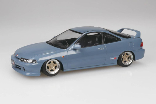  Aoshima Rakupla Snap Car 1/32 Honda DC2 Integra TYPE R Custom Wheel (Gray) Plastic Model 