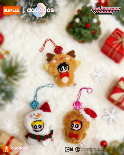 BLOKEES The Powerpuff Girls - Daadoos Mate Series 01 - Christmas Eve in Edelweiss Figures BOX (6pcs)