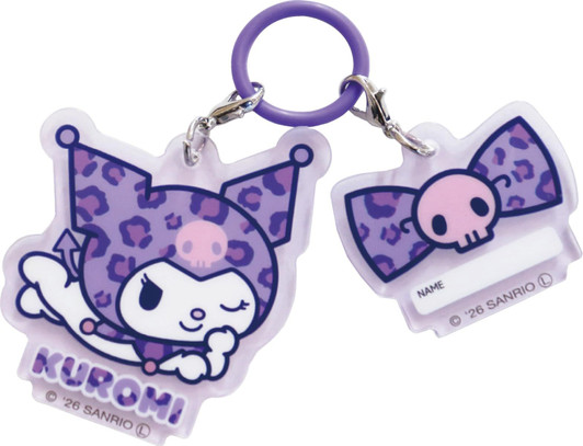 J's Planning Sanrio Umbrella Charm (Kuromi Leopard)