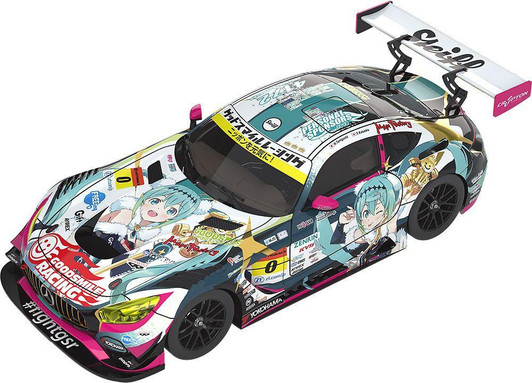  Good Smile Company 1/64 Hatsune Miku AMG 2018 SUPER GT Ver. Miniature Car (Hatsune Miku GT Project) 
