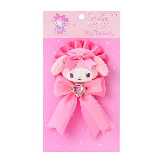 Sanrio My Melody Rosette Brooch Colorful Dress 020613
