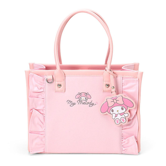 Sanrio My Melody Square Tote Bag With Charm 011843