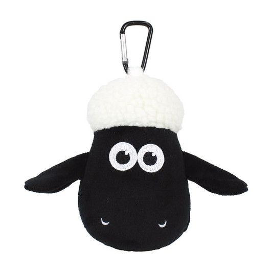 T's Factory Shaun The Sheep Plush With Carabiner Zipper Emcee Shaun