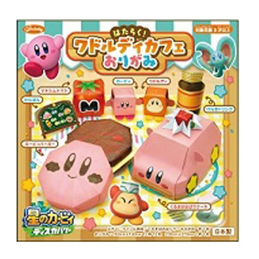 Showa Note Kirby Origami Working Waddle Dee Cafe Includes Origami 12 Patterns 12 Sheets 237333