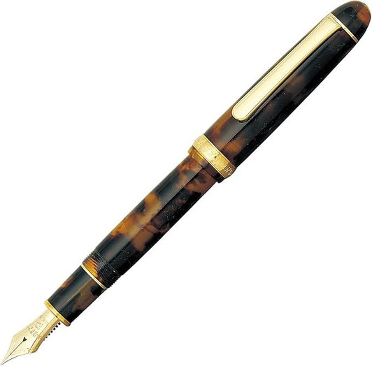 Platinum Pen Celluloid Bekkou Fountain Pen - Medium Nib