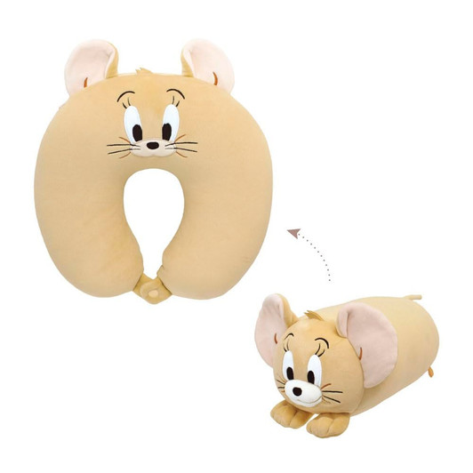 T's Factory Tom And Jerry On The Go Two Way Neck Pillow JR