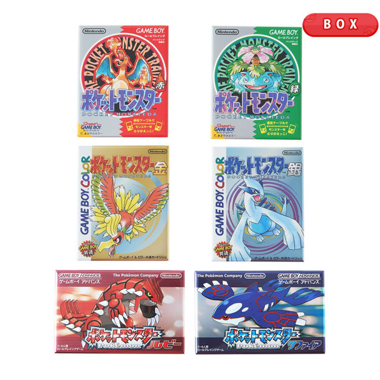 Pokemon Center Original Package Magnet Collection 1996-2002 Box