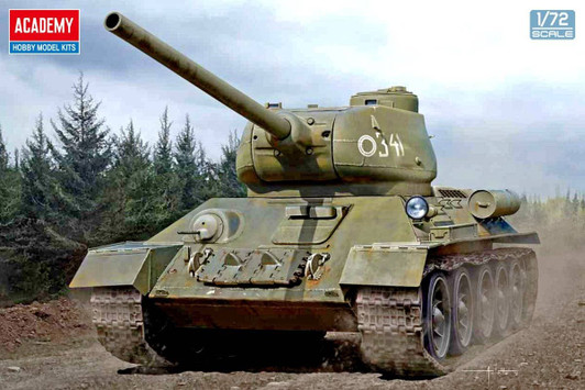 ACADEMY 1/72 T-34-85 Medium Tank Plastic Model