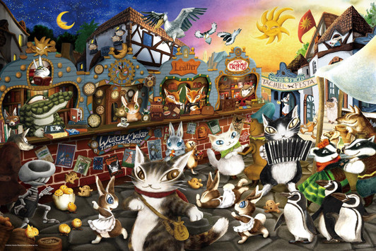 Jigsaw Puzzle Tashiru Festa of Sunlit Spots and Moonlit Nights (1000 Pieces)