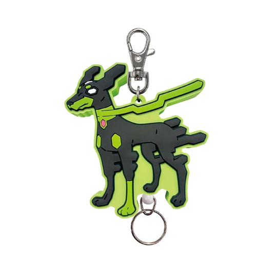 SK Japan Pokemon Rubber Reel Key Holder Zygarde 10 Percent Form