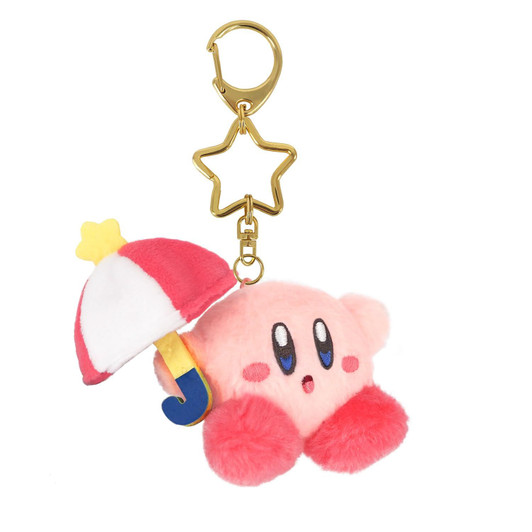 San-ei Kirby Of The Stars Mini Fluffy Mascot KH Parasol