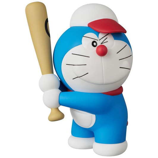 Medicom UDF No.958 Batting Doraemon Figure (Fujiko F Fujio Works Series 18)