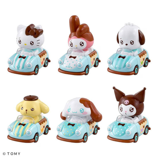 Tomica Tunes Sanrio Characters Vol. 2 Box Of 6 Takara Tomy Released In Stock