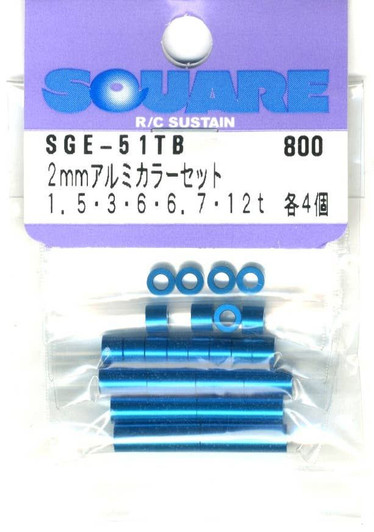 dia.2 Aluminum Collar Set 1.5t 3t 6t 6.7t 12t Tb