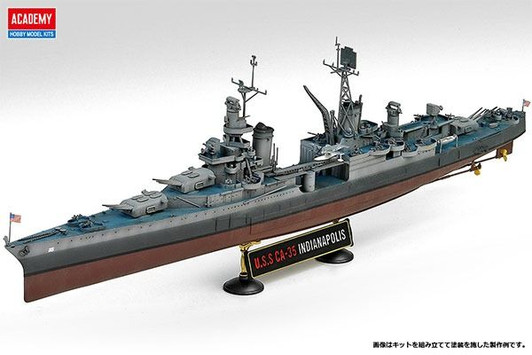 1/350 US Navy Heavy Cruiser CA-35 Indianapolis Plastic Model