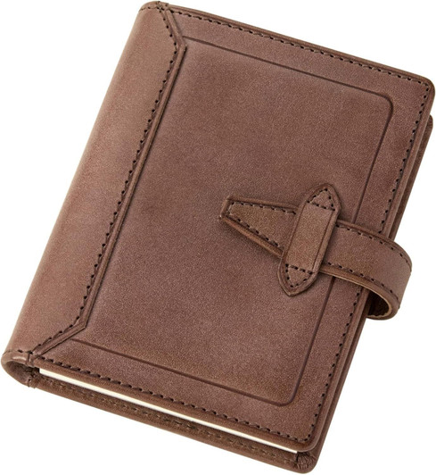 Raymay Fujii Da Vinci Roroma Mini Memo Holder A7 - Dark Brown