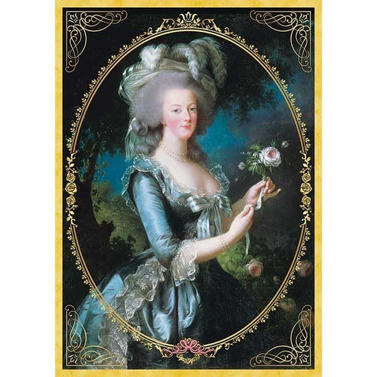 Jigsaw Puzzle Marie Antoinette holding a rose (108 Pieces)