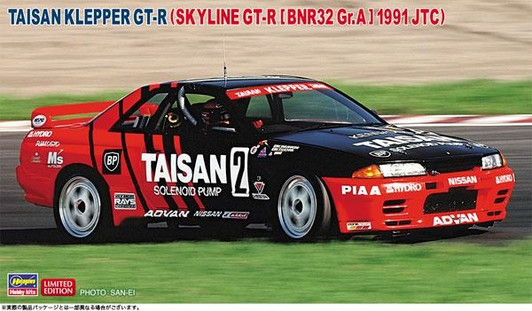 Hasegawa 1/24 Taisan Klepper Gt-R (skyline Gt-R 1991 Jtc) Plastic Model