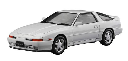 Hasegawa 1/24 Toyota Supra A70 2.5GT Twin Turbo R 1991 "white Color" Plastic Model