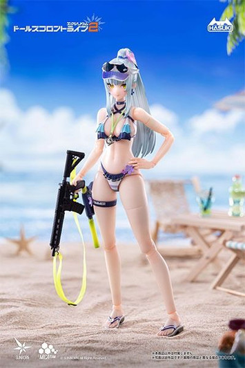 Other Pocket Art PA013 Girls' Frontline 2: Exilium Klukai: Cerulean Breaker Ver. Deluxe Edition 1/12 Complete Model Action Figure