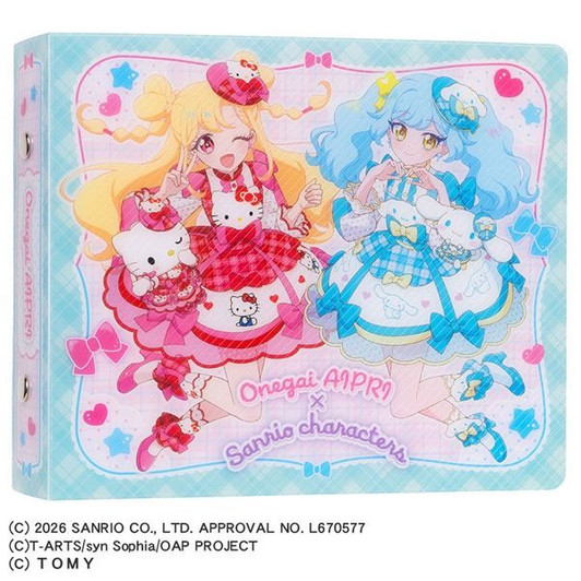 Takara Tomy Onegai Aipri Card Album Sanrio Characters Model