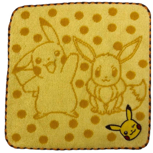Pokemon Haoru Handkerchief 36214-11 Yellow