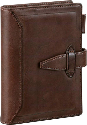 Raymay Fujii Da Vinci Roroma Classic Pocket 14mm System Notebook - Dark Brown