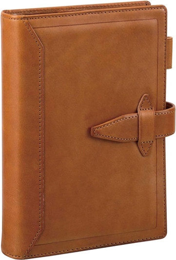 Raymay Fujii Da Vinci Roroma Classic Bible 24mm Personal Organizer - Brown