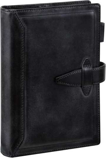 Raymay Fujii Da Vinci Roroma Classic Bible 24mm Personal Organizer - Black